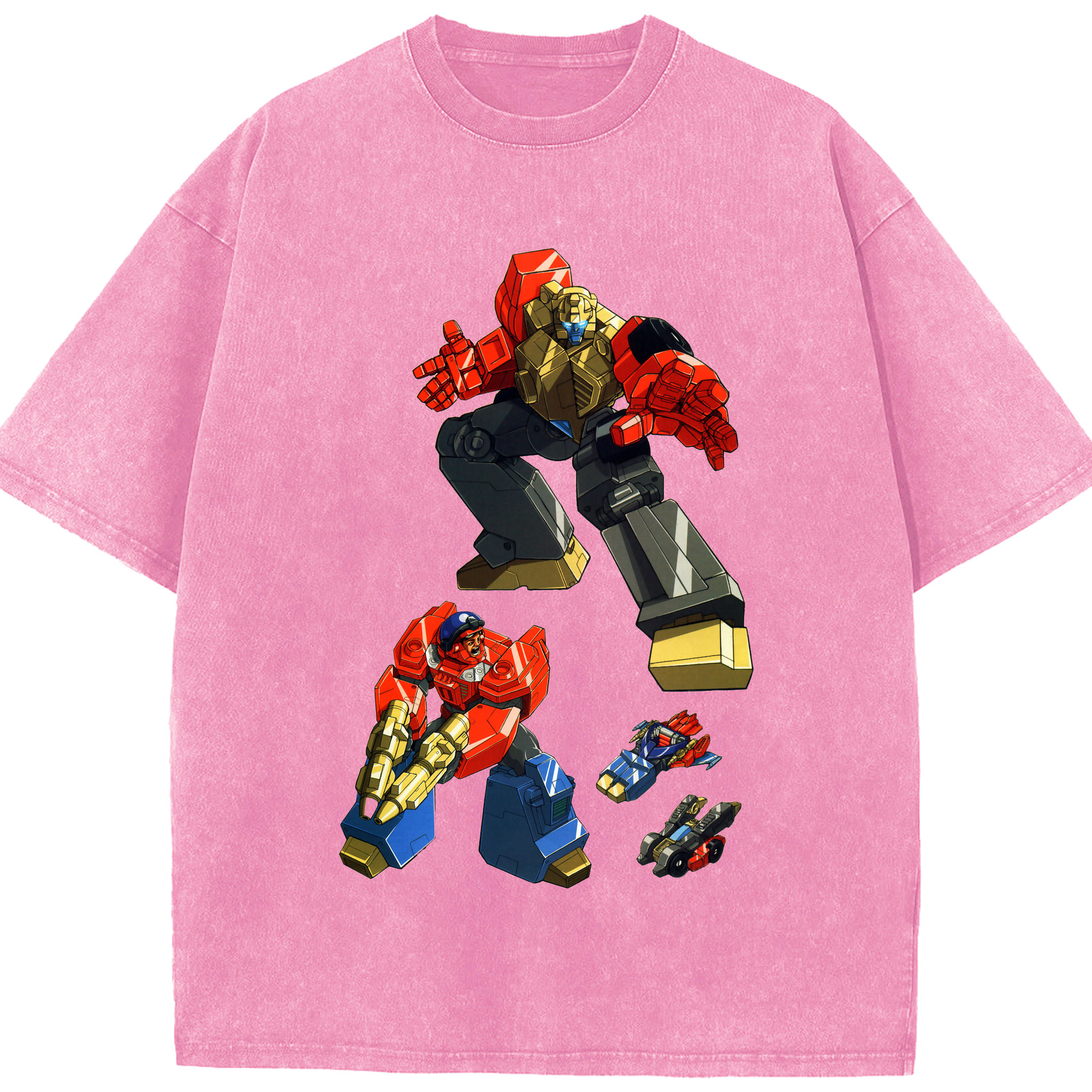 （画像用）  綿100% ヴィンテージ風 半袖Tシャツ（フロントプリント）